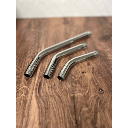 Chatham Brass 12in.  Arm & Flange Shower Arm, 12in.  Arm & Flange 45 Degrees 12F